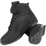 Speed and Strength Moment of Truth Leather Shoe Black - Size 11, sleek design, high-quality leather, padded insole, cushioned ankle, secure lace-up closure.
