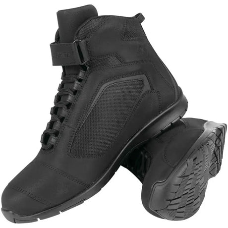 Speed and Strength Moment of Truth Leather Shoe Black - Size 11, sleek design, high-quality leather, padded insole, cushioned ankle, secure lace-up closure.