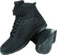 Black motorcycle riding boots from the Truth Leather Shoe Speed and Strength Moment series