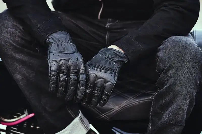 Speed and Strength Rust and Redemption Leather Gloves Black - Small, RV, Automotive, Powersports, off-road, marine, exterior, truck accessories, interior, truck bed, rv parts, Apparel, Apparel | Riding Gear, AVADA - Best Sellers, Gloves, Apparel