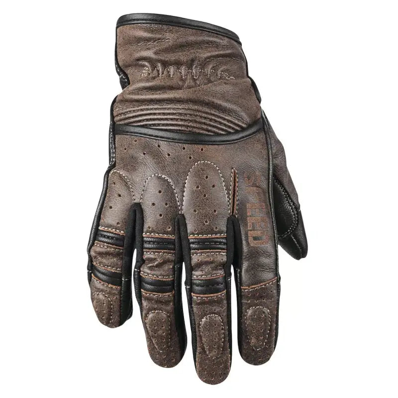 Speed and Strength Rust Redemption Leather Gloves Brown - 2XL - 878625 - Safety