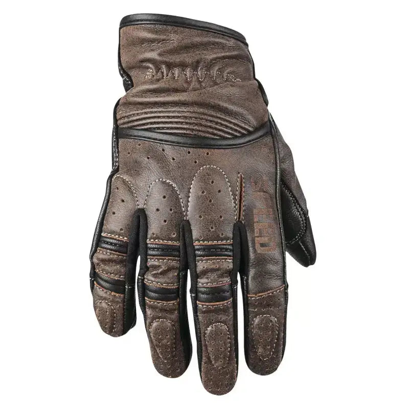 Speed and Strength Rust Redemption Leather Gloves Brown - 2XL - 878625 - Safety