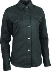 Speed and Strength Society Armored Moto Shirt Black Womens - 3XL - 880435 - Apparel