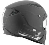 Speed and Strength SS2400 Tough As Nails Helmet Black/White - Small, durable construction, modern design, comfortable fit, enhanced safety.