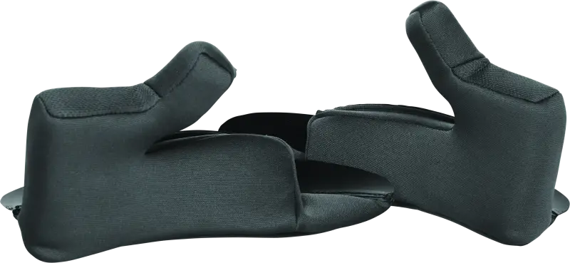 Black helmet cheek pads for Speed and Strength SS900 Cheek Pads Grey Large