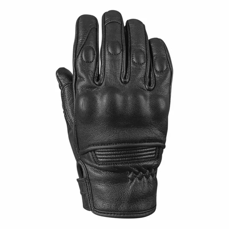 Black leather throttle body glove for women, perfect for strength throttle riding