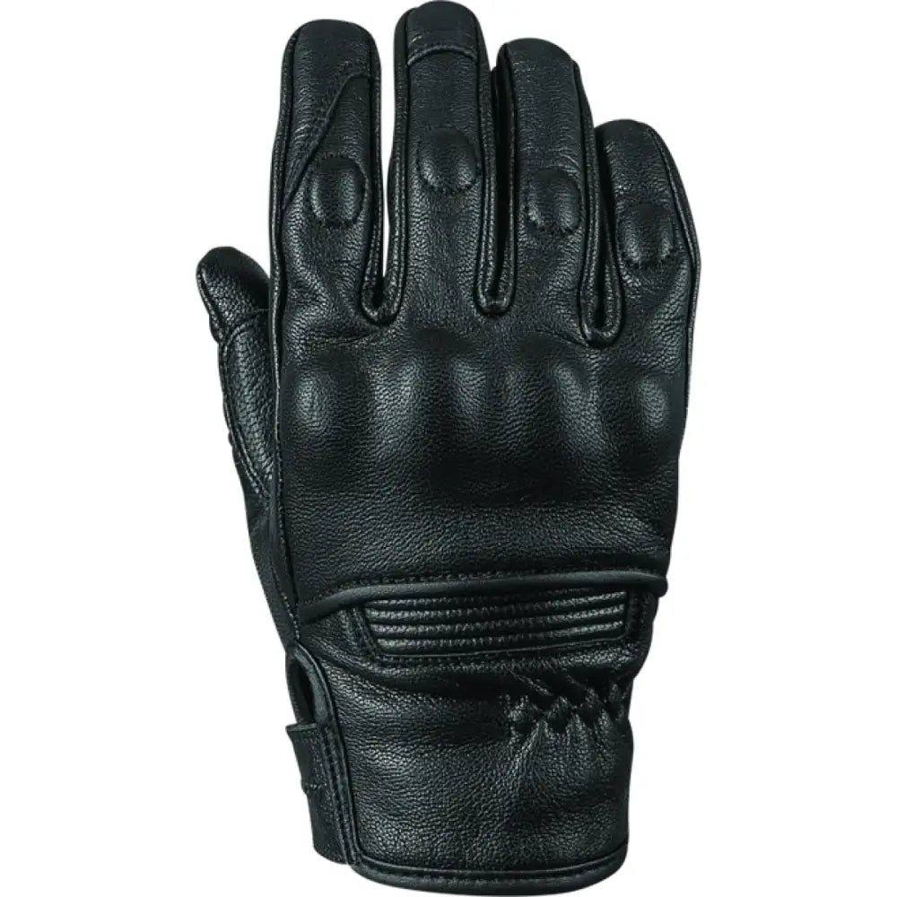 Black leather glove from Speed and Strength throttle body leather collection for women