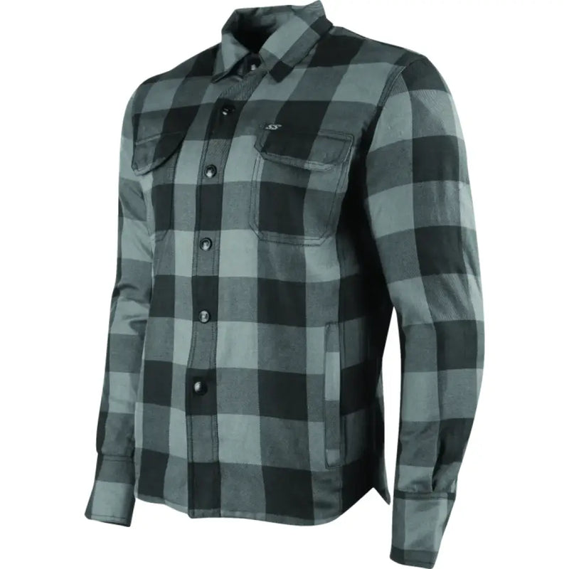 Speed and Strength True Grit Armored Moto Shirt Grey - Large - 889733 - Apparel