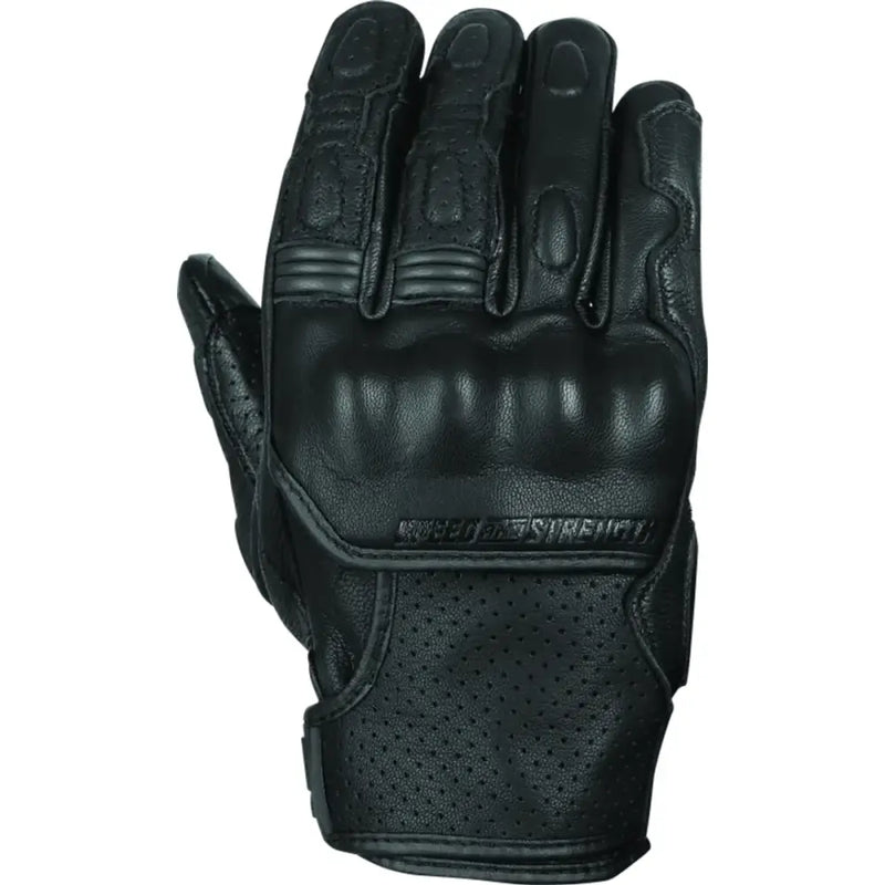 Speed and Strength Twist of Fate Leather Gloves Black/Red - Large - 892322 - Safety