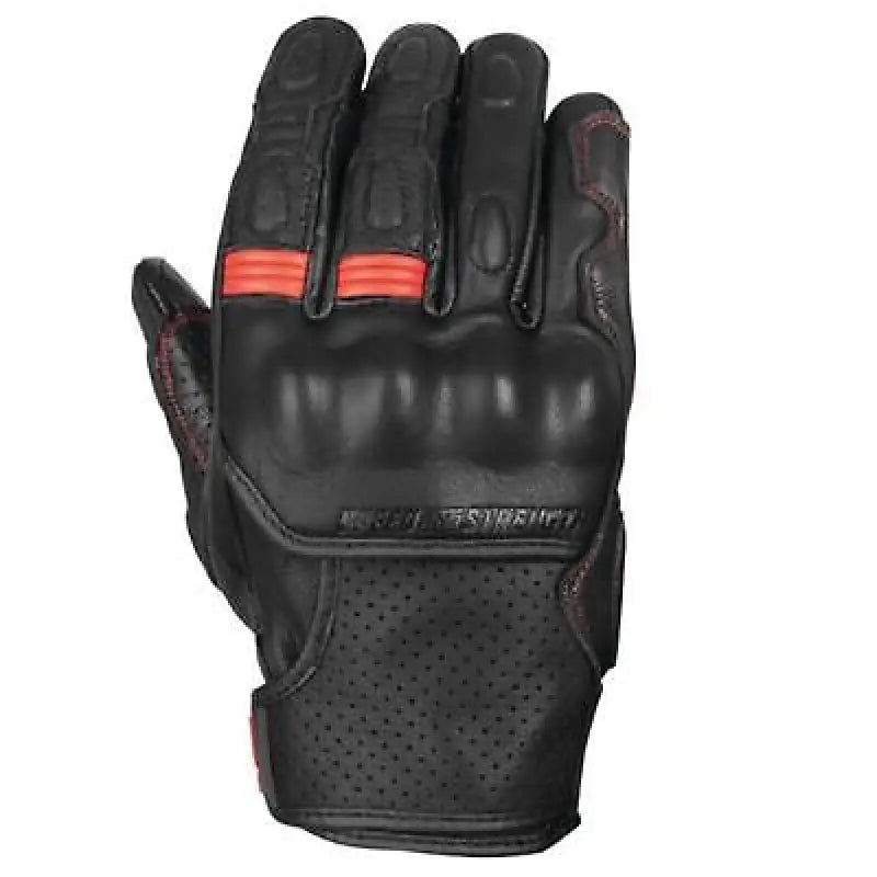 Speed and Strength Twist of Fate Leather Gloves Black/Red - XL - 892323 - Safety