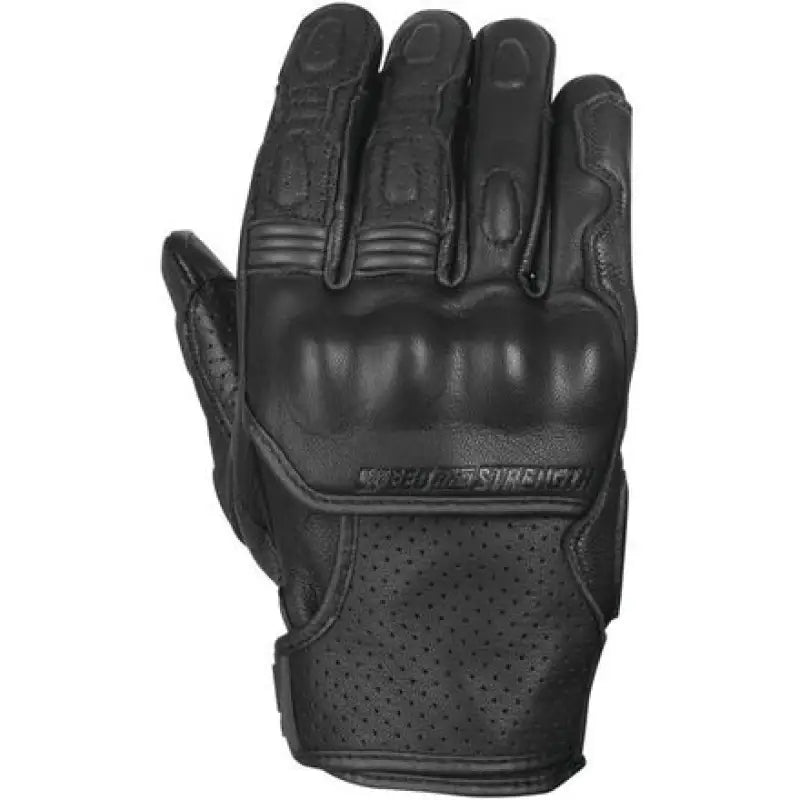 Speed and Strength Twist of Fate Leather Gloves Black/White - Large - 892327 - Safety
