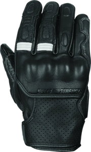 Speed and Strength Twist of Fate Leather Gloves Black/White - Small - 892325 - Safety