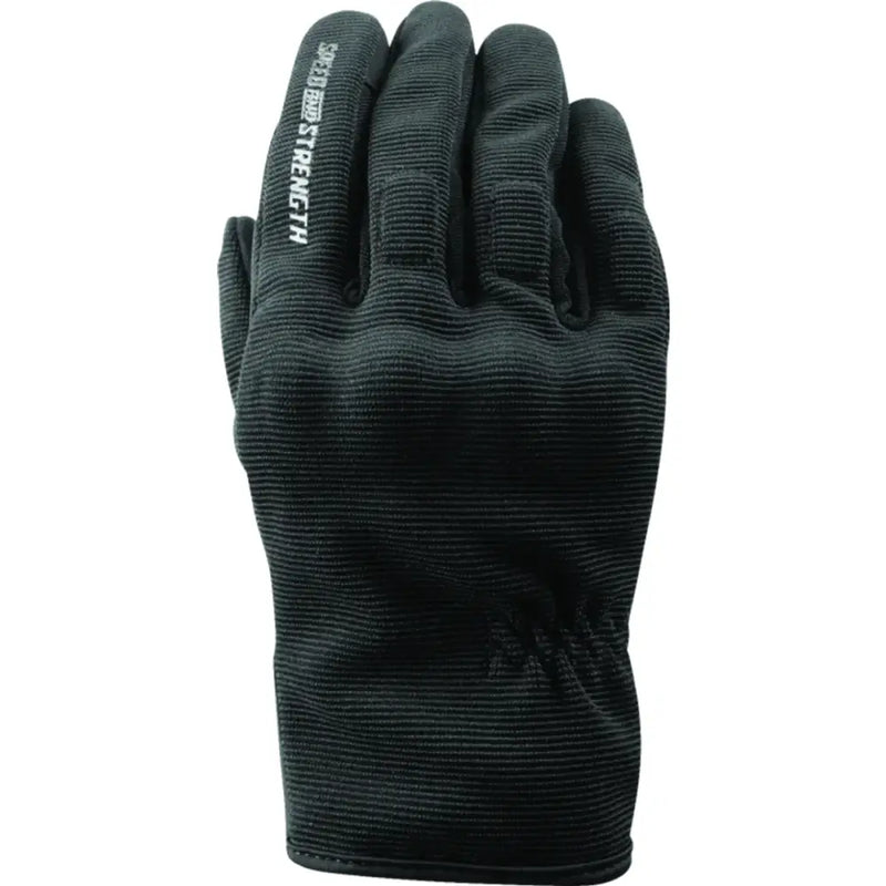 Black textured work glove.