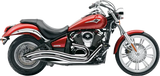 Speedster Swept F/S Chrome Kaw Vn900 06 19 - COBRA