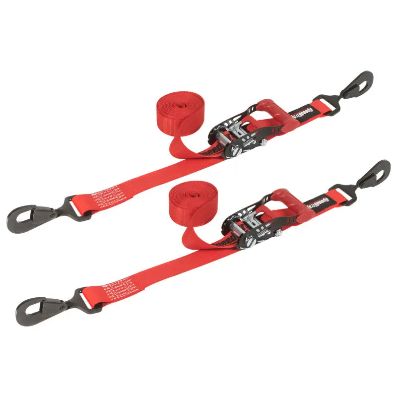 SpeedStrap 15213-2 SpeedStrap 1 1/2In x 10Ft Ratchet Tie-Down (2 Pack) - Red