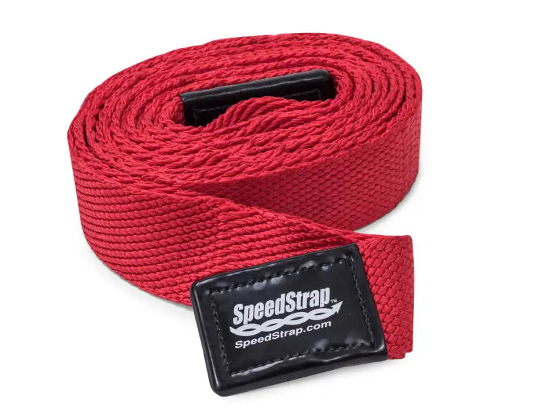 Red woven strap with black buckle for SpeedStrap 2In Big Daddy Weaveable Recovery Strap