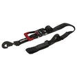 SpeedStrap 2In x 8Ft Ratchet Tie Down w/ Flat Snap Hooks & Axle Strap Combo Made in the USA - Truck Automotive