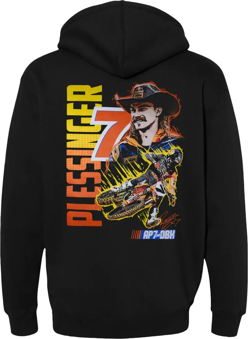 Speedway Hoodie Black Lg - DBK