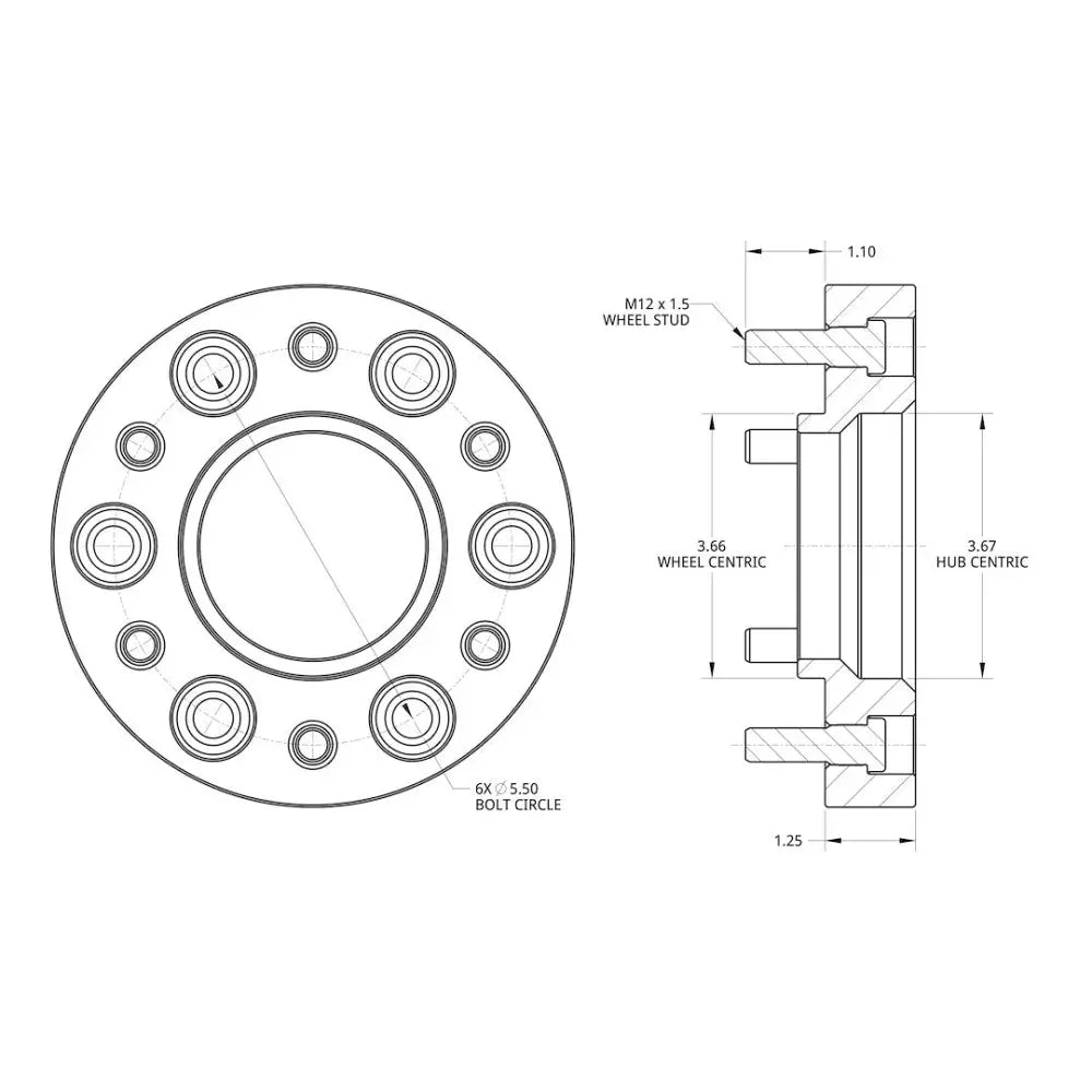 Spidertrax WHS032K Aluminum Wheel Spacer