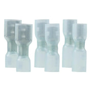 Blue insulated female spade connectors from Ancor Heat Shrink Speaker Connector Kit