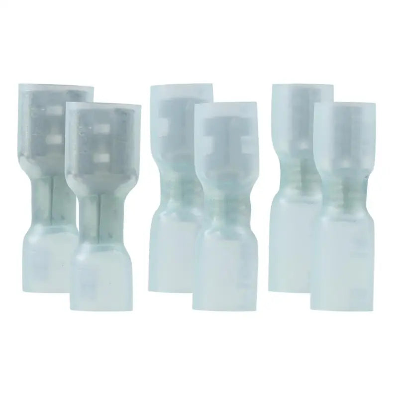 Blue insulated female spade connectors from Ancor Heat Shrink Speaker Connector Kit