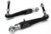 Black and silver adjustable suspension links for BMW G8X control arms M3 M4 AWD