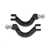 SPL Parts Rear Upper Camber Arms for 89-98 Nissan 240SX and 89-02 Nissan Skyline, featuring lightweight aluminum and titanium construction, blue anodized titanium screws, and black anodized finish, Truck & Automotive, AVADA - Best Sellers