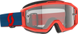 Split Otg Goggle Drk Blue/Neon Rd Clear Works