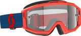 Split Otg Goggle Drk Blue/Neon Rd Clear Works