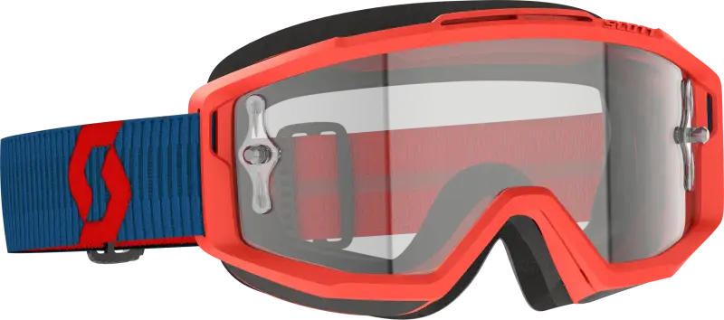 Split Otg Goggle Drk Blue/Neon Rd Clear Works