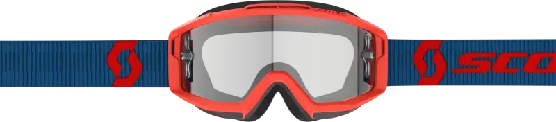 Split Otg Goggle Drk Blue/Neon Rd Clear Works