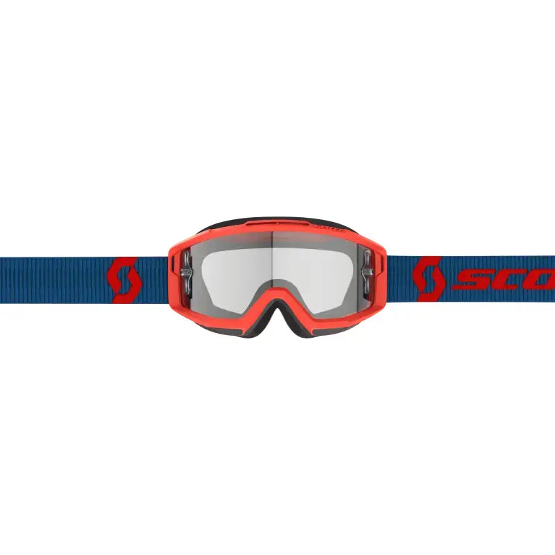 Split Otg Goggle Drk Blue/Neon Rd Clear Works