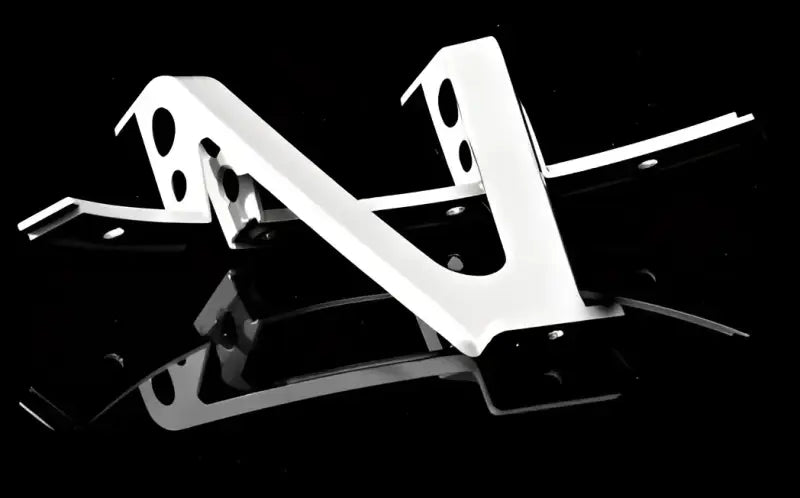 Polished metal split spoke inserts with holes for Split Spoke Inserts 22X10 White