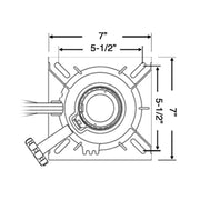Springfield Non-Locking Trac-Lock Swivel Boat Seat Mount 1100021-1 - 2-7 Trac-Lock Iii