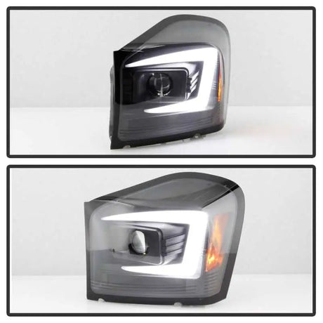 Spyder 04-06 Dodge Durango Projector Headlights - Black PRO-YD-DDU04-LB-BK 