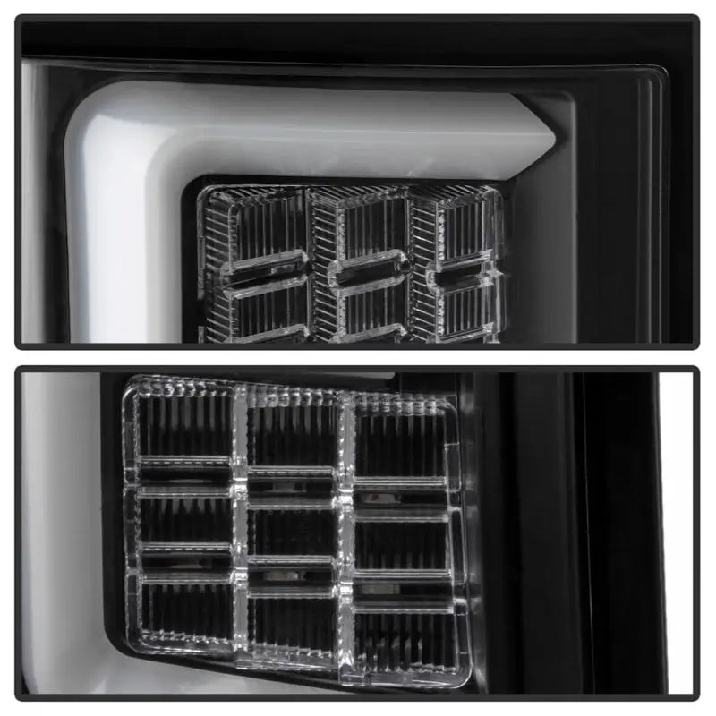 Spyder 07-10 Jeep Grand Cherokee Light Bar LED Tail Lights - Black ALT-YD-JGC07V2-LB-BK - 5086655