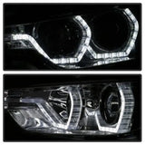Spyder 12-14 BMW F30 3 Series 4DR Projector Headlights - LED DRL - Smoke (PRO-YD-BMWF3012-DRL-SM) - 5084361