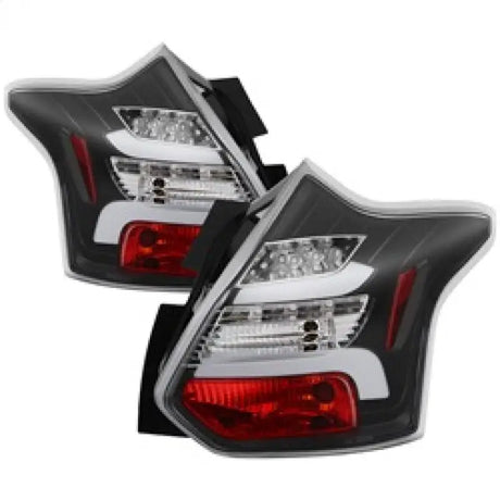 Spyder 12-14 Ford Focus 5DR LED Tail Lights - Black (ALT-YD-FF12-LED-BK) - Truck & Automotive