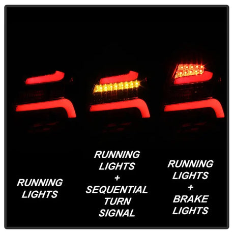 Spyder 12-14 Ford Focus 5DR LED Tail Lights - Black (ALT-YD-FF12-LED-BK) - Truck & Automotive