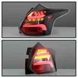 Spyder 12-14 Ford Focus 5DR LED Tail Lights - Black (ALT-YD-FF12-LED-BK) - Truck & Automotive