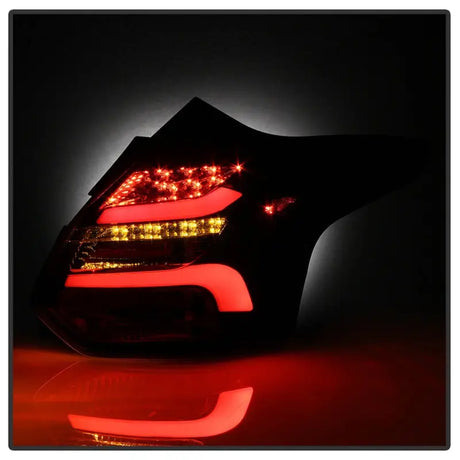 Spyder 12-14 Ford Focus 5DR LED Tail Lights - Black (ALT-YD-FF12-LED-BK) - Truck & Automotive