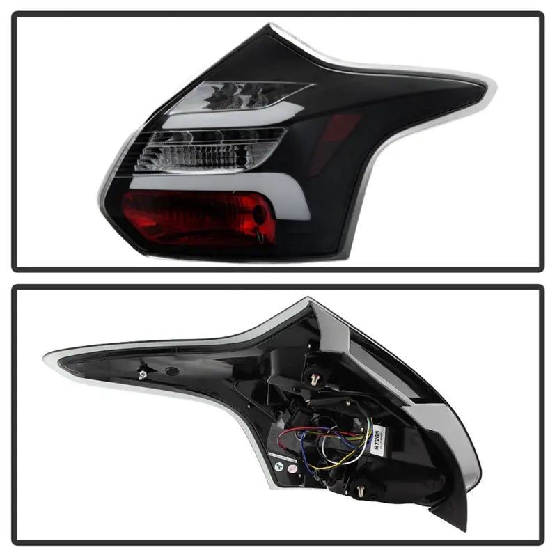 Spyder 12-14 Ford Focus 5DR LED Tail Lights - Black (ALT-YD-FF12-LED-BK) - Truck & Automotive