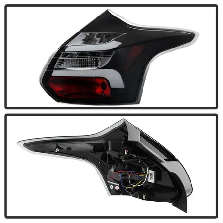 Spyder 12-14 Ford Focus 5DR LED Tail Lights - Black (ALT-YD-FF12-LED-BK) - Truck & Automotive