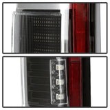 Spyder 15-18 Ford F-150 Light Bar LED Tail Lights (w/Blind Spot) - Black (ALT-YD-FF15015BS-LBLED-BK) 