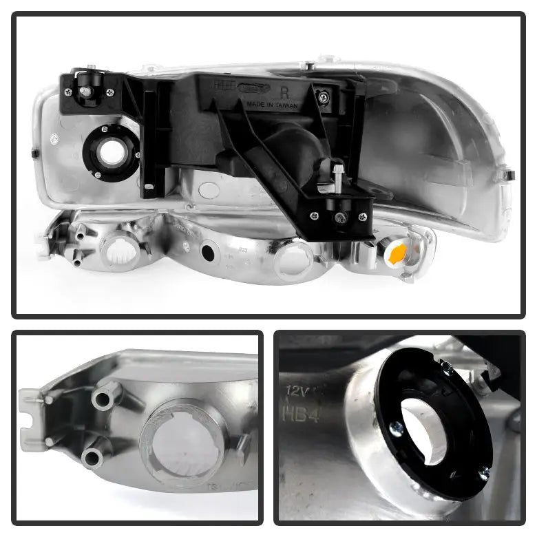 Spyder Easy To Install Headlight Assembly 9027345 - Gmc Sierra 99-06 Yukon