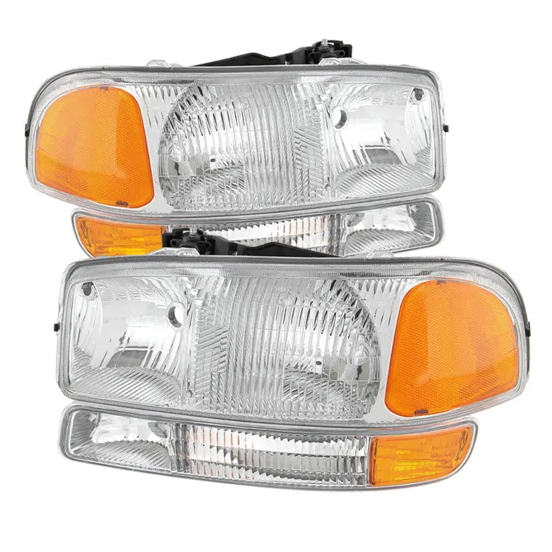 Spyder Easy To Install Headlight Assembly 9027345 - Gmc Sierra 99-06 Yukon