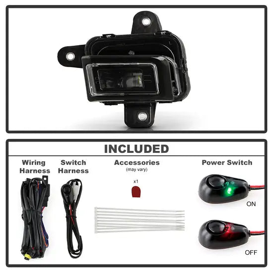 Spyder Made By An OE Approved Driving/ Fog Light 9054167 - Gmc Sierra 1500 2023-202