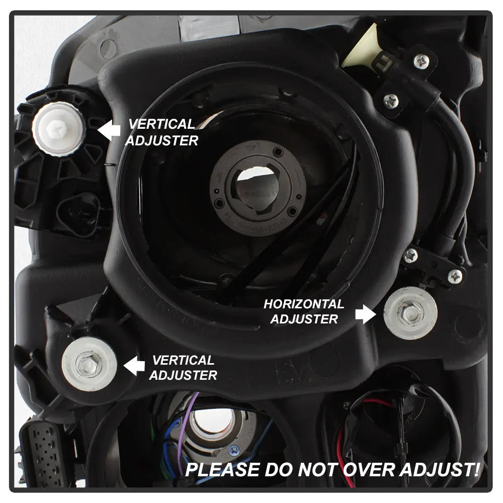 Spyder Made With OEM Standard Quality Headlight Assembly 9938900 - Cadillac Srx 10-14 Passe