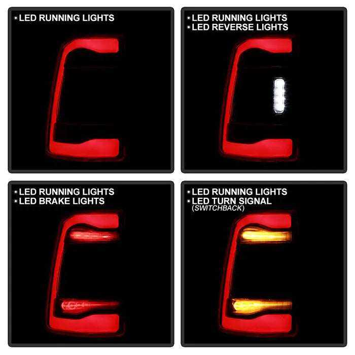 Spyder Easy To Install Tail Light Assembly 9953798 - Poe Dodge Ram 1500 Rebel Non