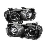 Spyder Acura Integra 94-97 Projector Headlights LED Halo -Black High H1 Low 9006 PRO-YD-AI94-HL-BK - Truck & Automotive